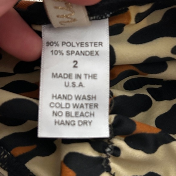 Tyler Rose Leapord Print Bikini Bottom - Picture 5 of 5